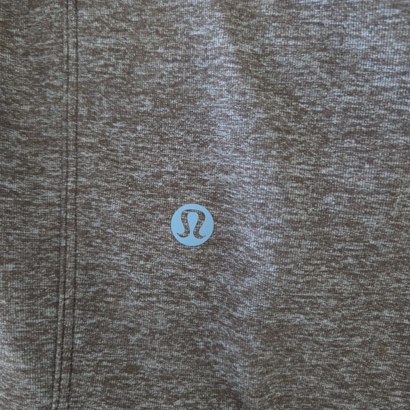 Lululemon Rulu Mock Neck Long Sleeve Shirt Heathered Blue Nile Sz XXL Active - Picture 7 of 8